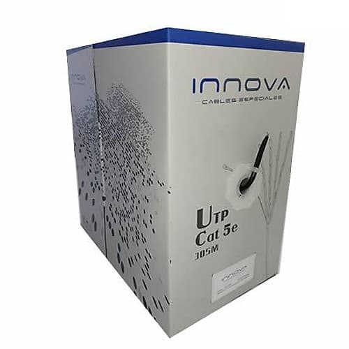 Cable Utp/Ftp Cat5e Exterior 305m Negro Cobre Innova 1413/5ex