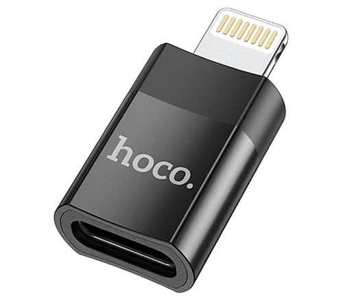 Hoco Ua17 Adaptador Lightning A Usb-C 2.0 Black