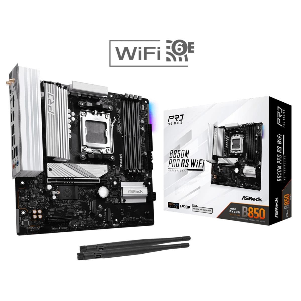 Motherboard Asrock B850m Pro Rs Wifi Am5