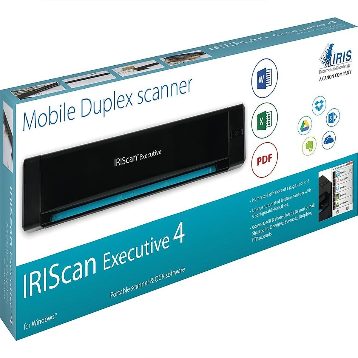 Escáner Portátil Iris Iriscan Executive 4 Dúplex
