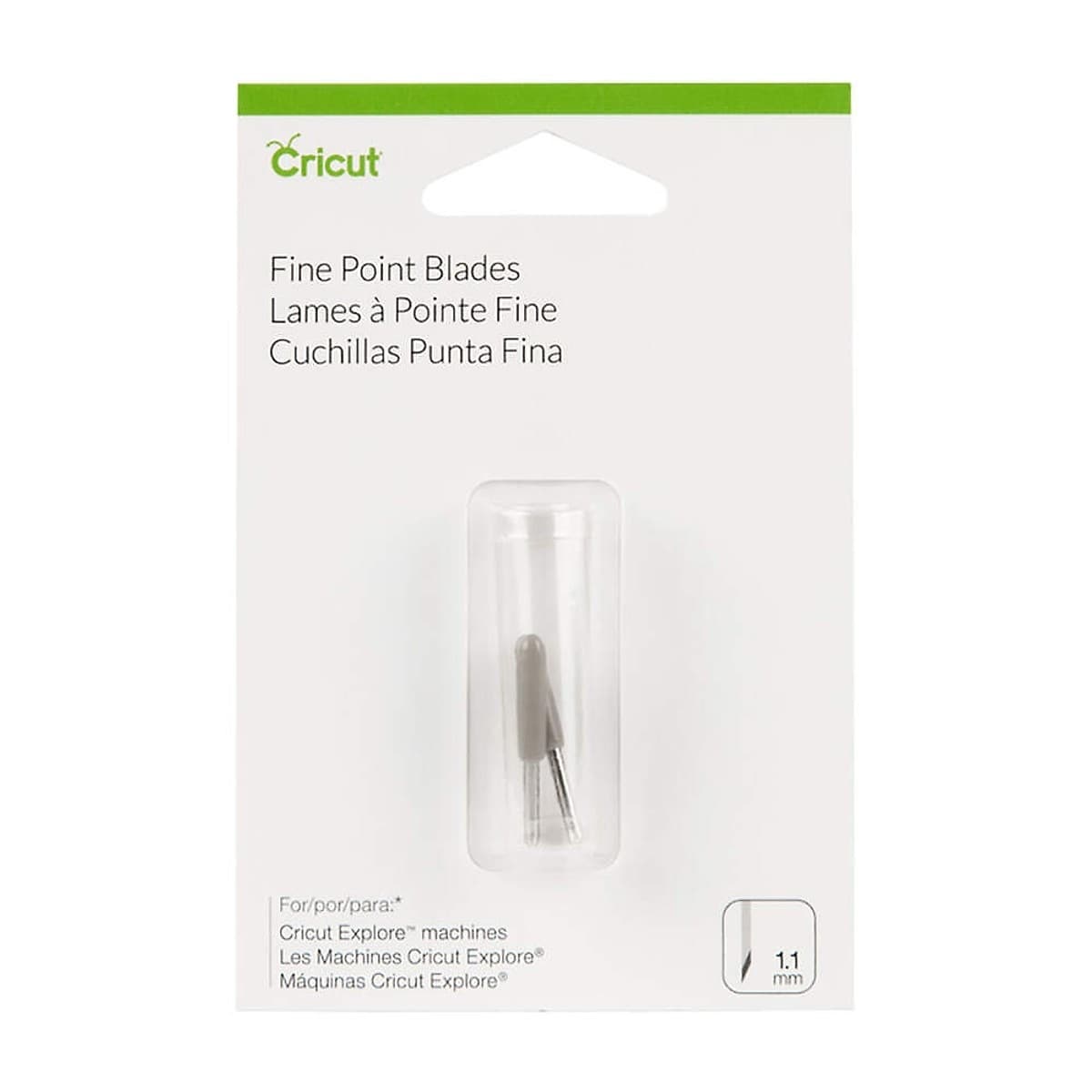 Cricut - Cuchilla De Repuesto Corte Fino X2