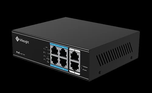 Switch Milesight Poe 4x10/100 2x100 60w/30w