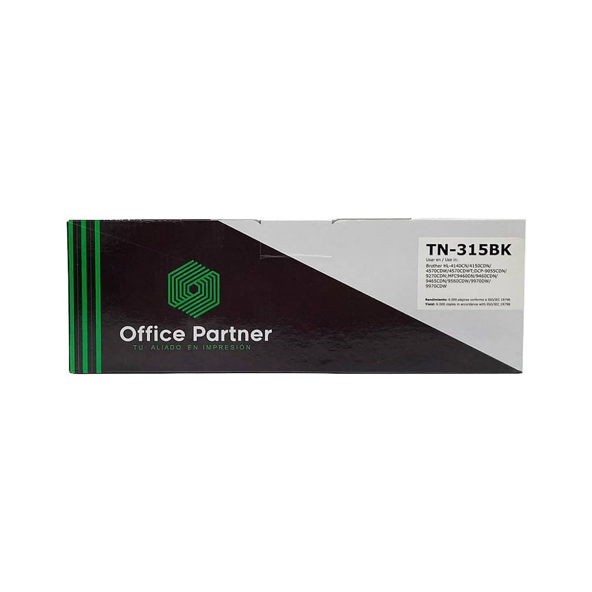Tóner Office Partner Tn-315bk Compatible Con Brother - Negro/ Black