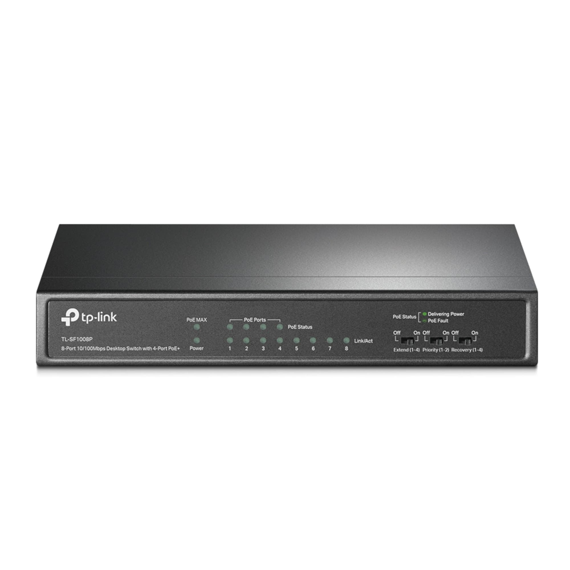 Switch Tp-Link Tl-Sf1008p 8 Puertos 10/100 4 Poe