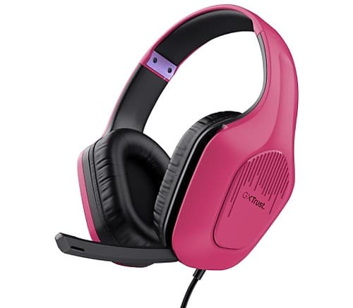 Trust 24992 Headset Gaming Gxt415p Zirox Pink Pc/Consola