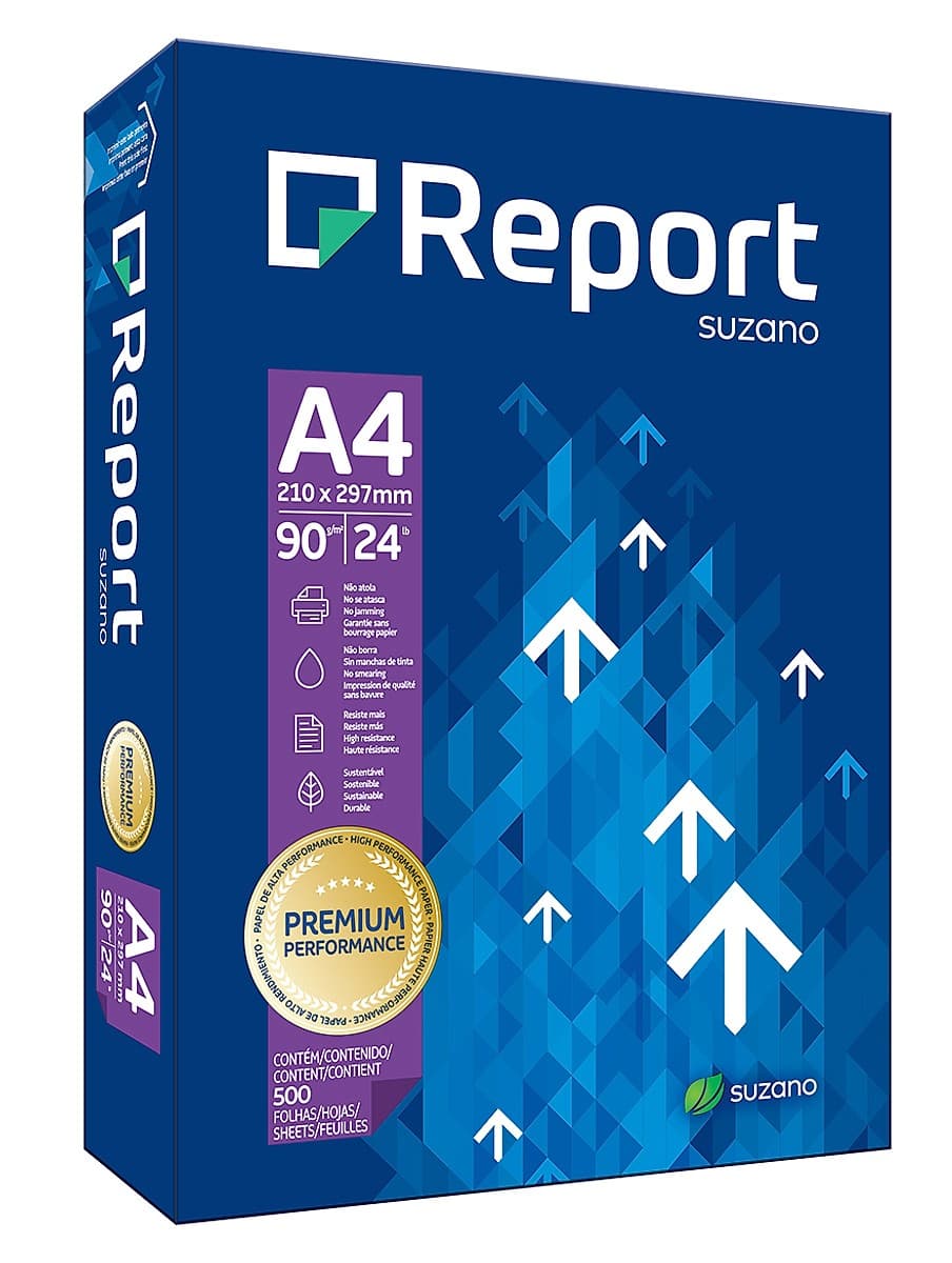 Papel Report Premium A4 90 G 500 H