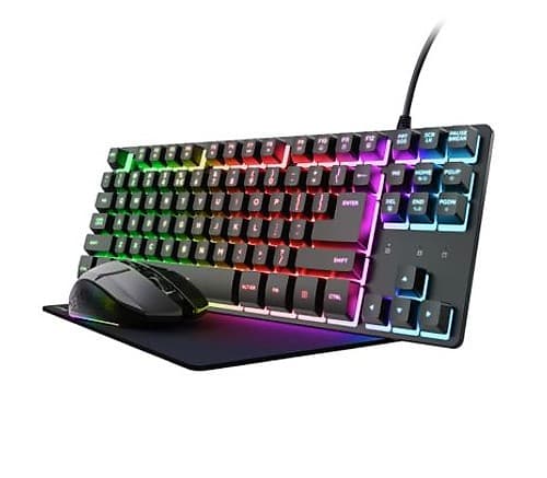 Trust 25913 Combo Gxt794 Gaming Teclado+Mouse Mouse Pad Black