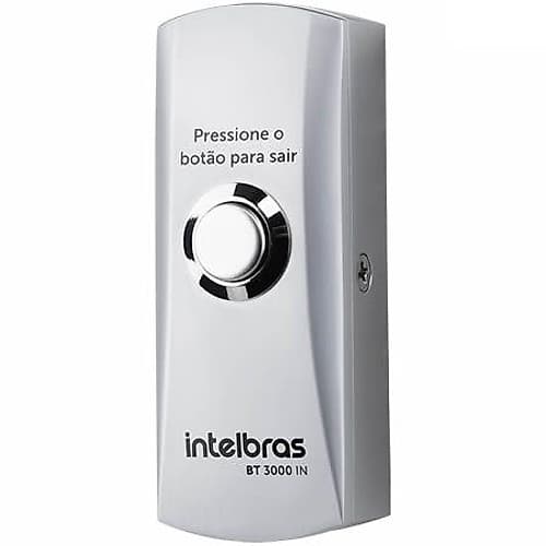 Pulsador Salida Bt 3000 In Metalico C/Base Intelbras