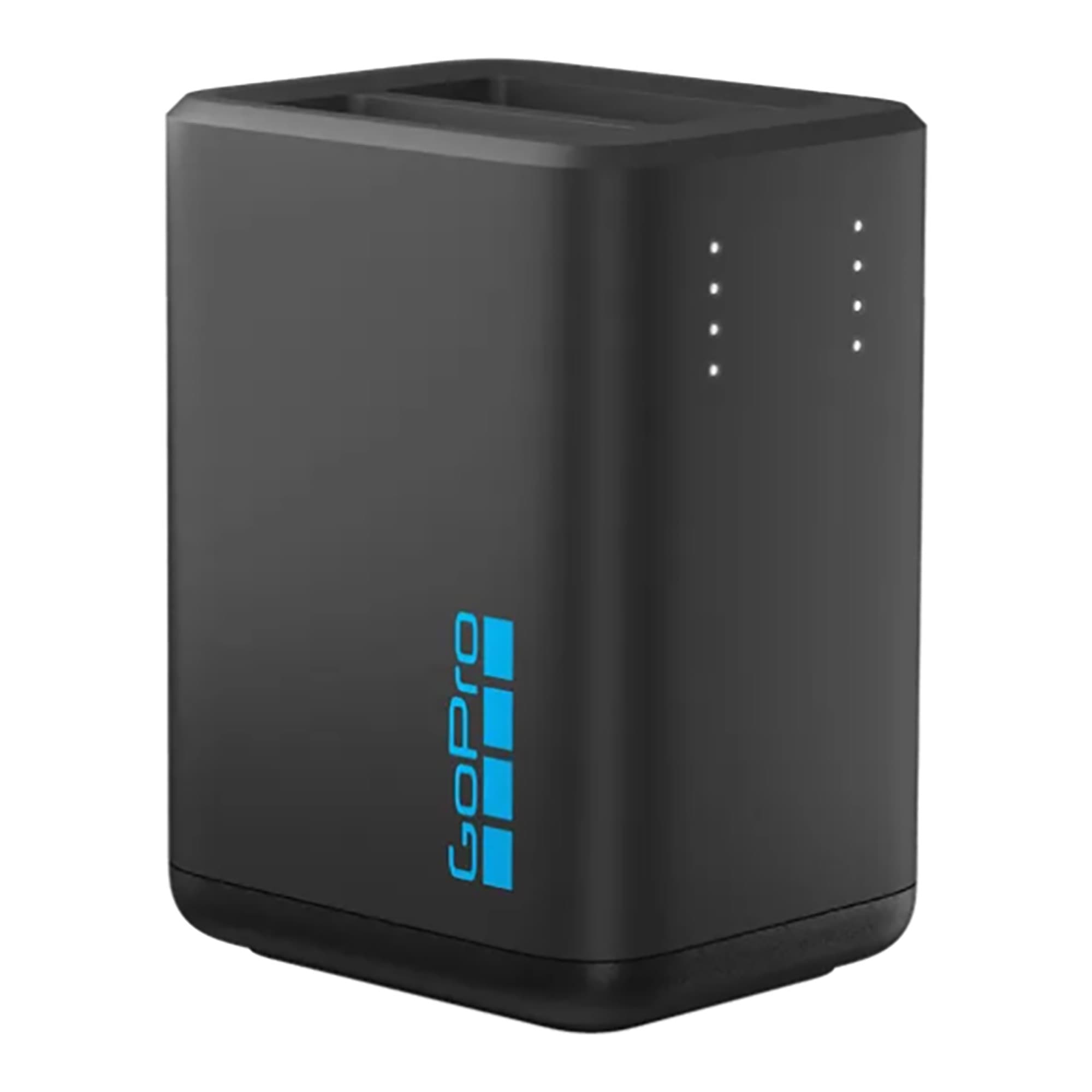 Cargador Doble Gopro Aedbd-201 Para Hero 13 Black