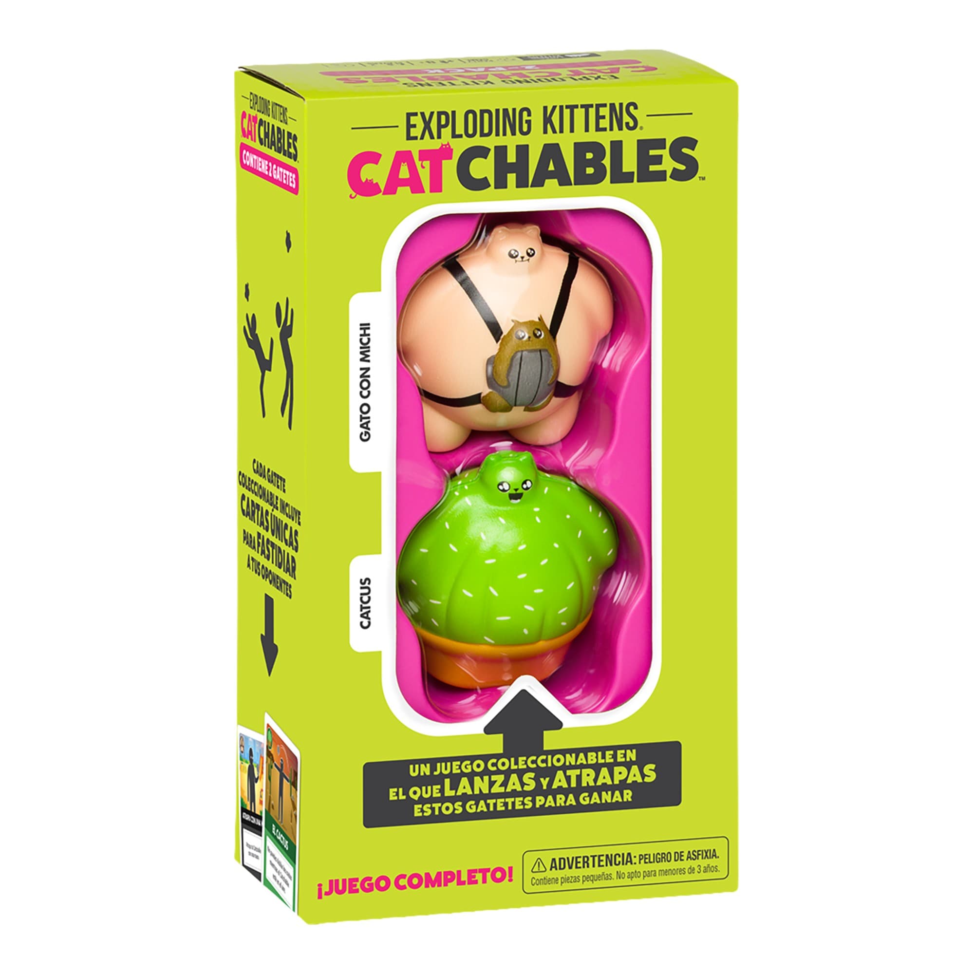 Juego De Mesa Asmodee Exploding Kittens: Catchables 2 Pack 2 +8