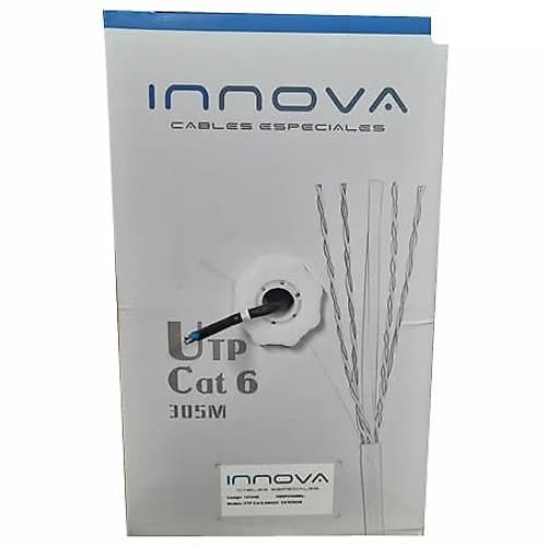 Cable Utp Cat6 Exterior 305m Negro Cca Innova 1410/6e
