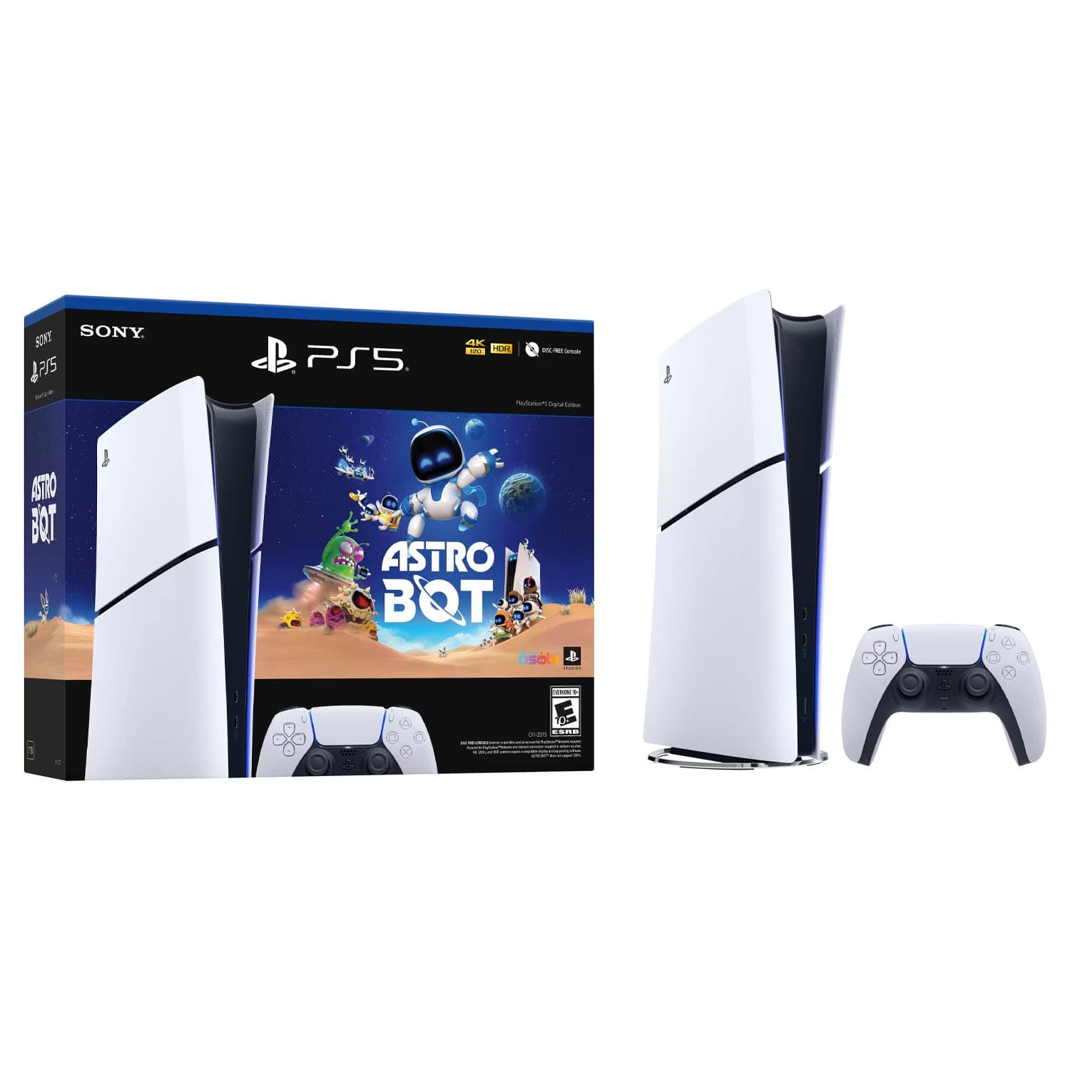 Sony Consola Playstation Ps5 Digital Con Astro Bot Y Gran Turismo 7 825gb