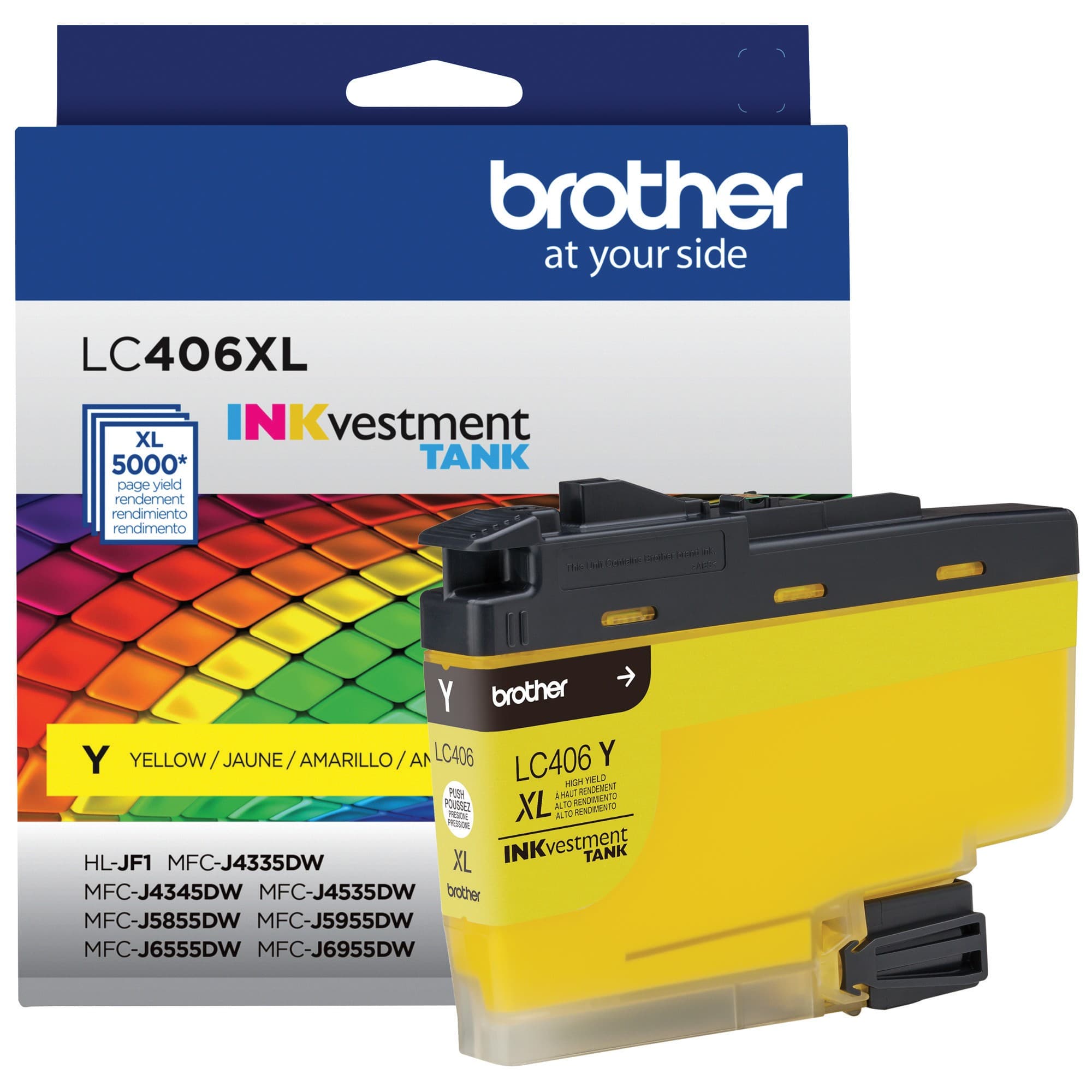 Cartucho De Tinta Brother Yellow Para Inkjet Mfcj6955dw