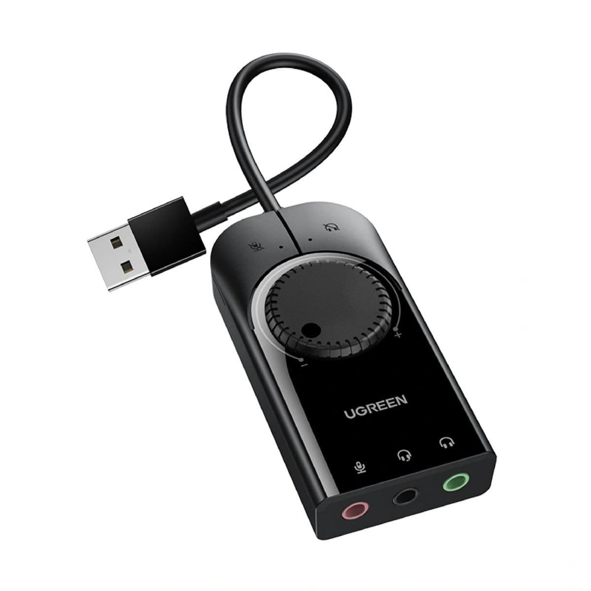 Adaptador De Sonido Ugreen Usb Externo Bk