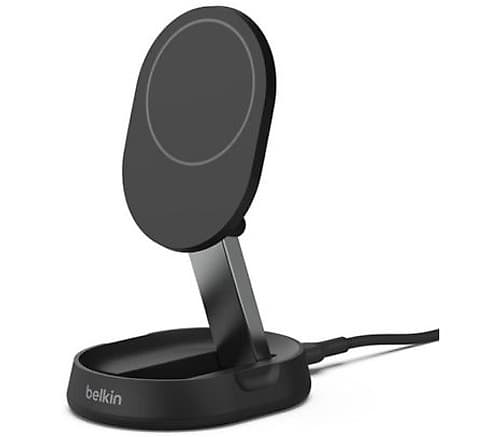 Belkin Wia008vfbk Soporte Y Cargador Inalambrico Qi2 15w Black