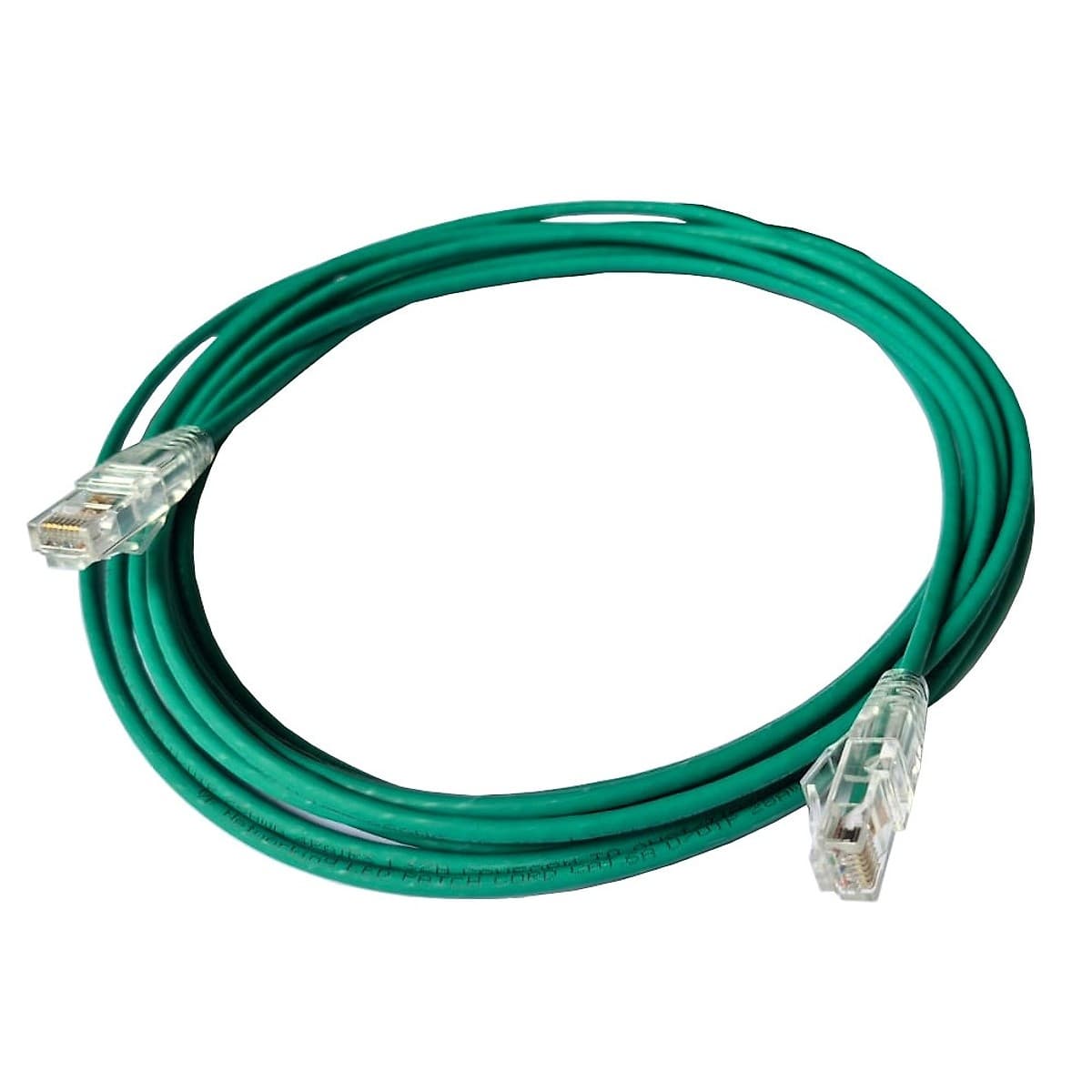 Vf-Patchcord Slim U/Utp Cat6a Led Verde 5m Lszh 28awg