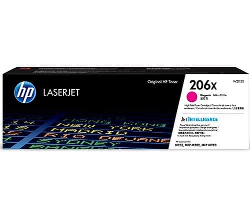 Hp Toner W2113x 206x Magenta M255/283 2.450 Copias (B)