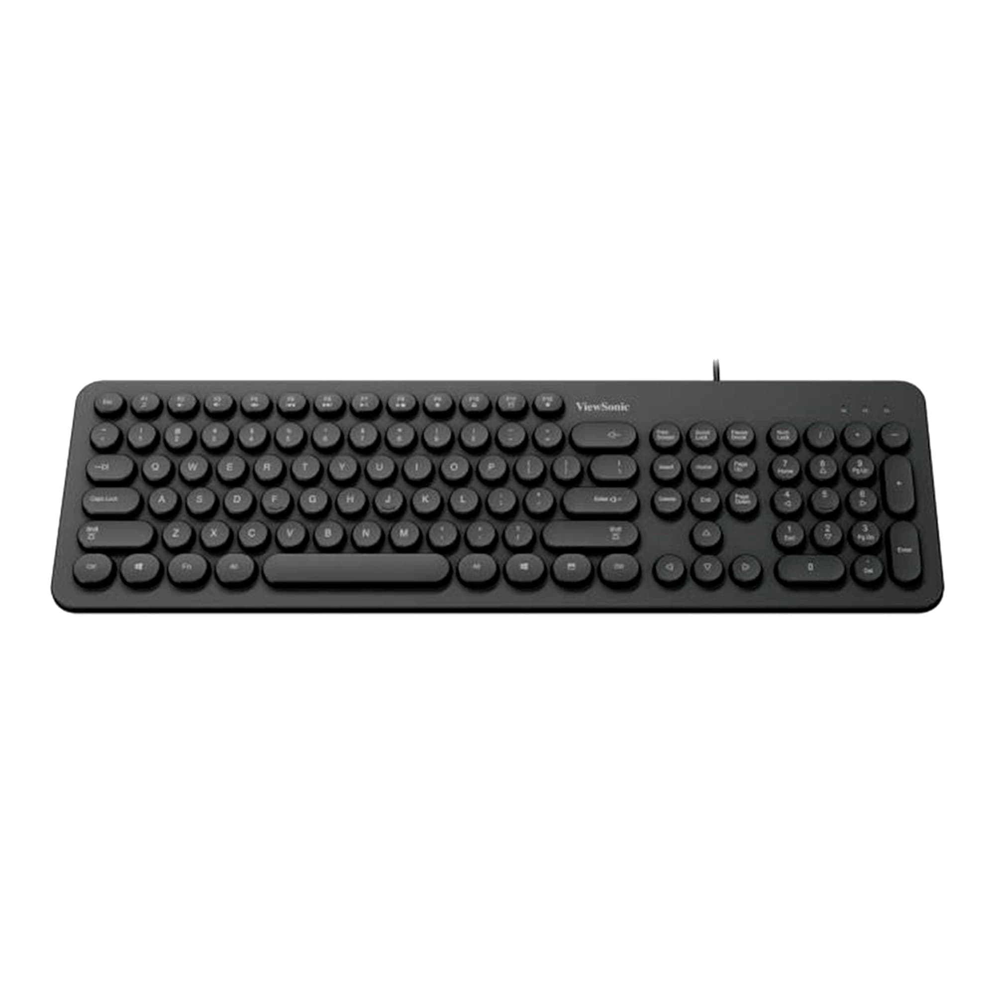 Teclado Usb A Viewsonic Ku334 Español Teclas Redondas