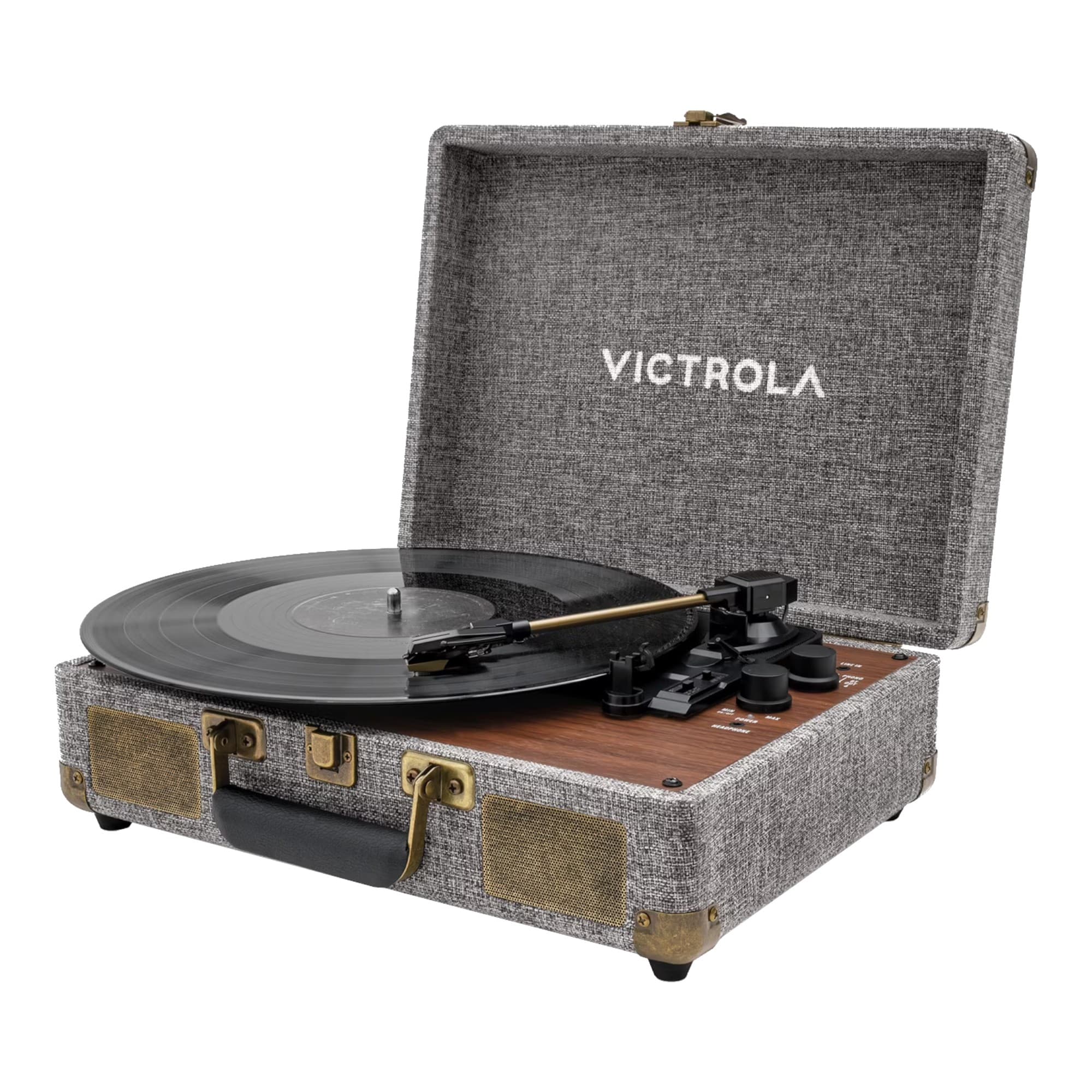 Tocadisco Victrola Vinilo Bt Bidireccional Parlantes