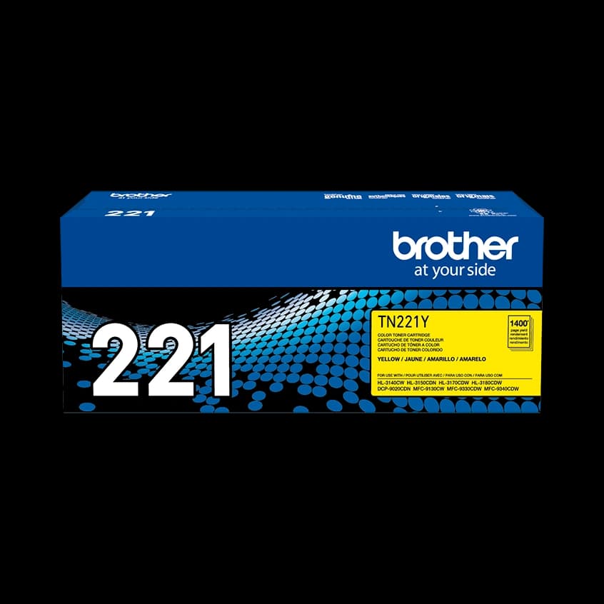 Cartucho De Tóner Yellow Brother (Tn221y)