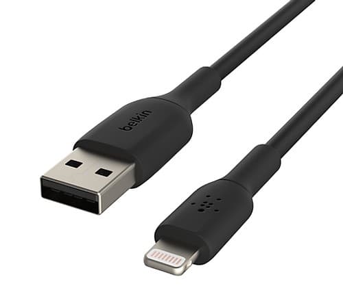 Belkin Caa001bt1mbk Cable Usb-A A Lightning Negro 60w 1m