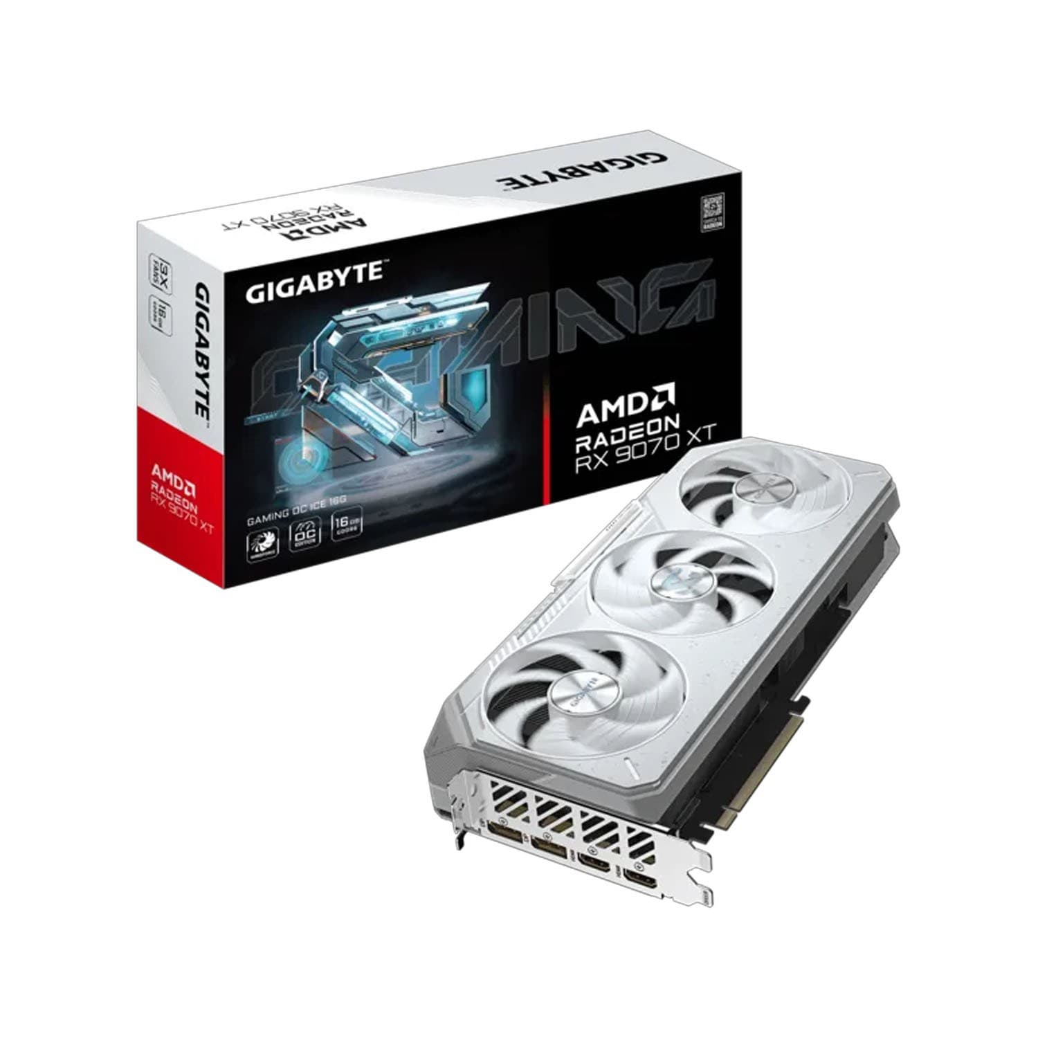 Tarjeta Gráfica Gigabyte Radeon Rx9070 Xt Gaming Oc Ice