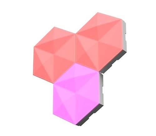 Trust 25422 Gxt 903 Vybz Kit De Ampliacion De 3 Paneles Hexagonales De Luz Led