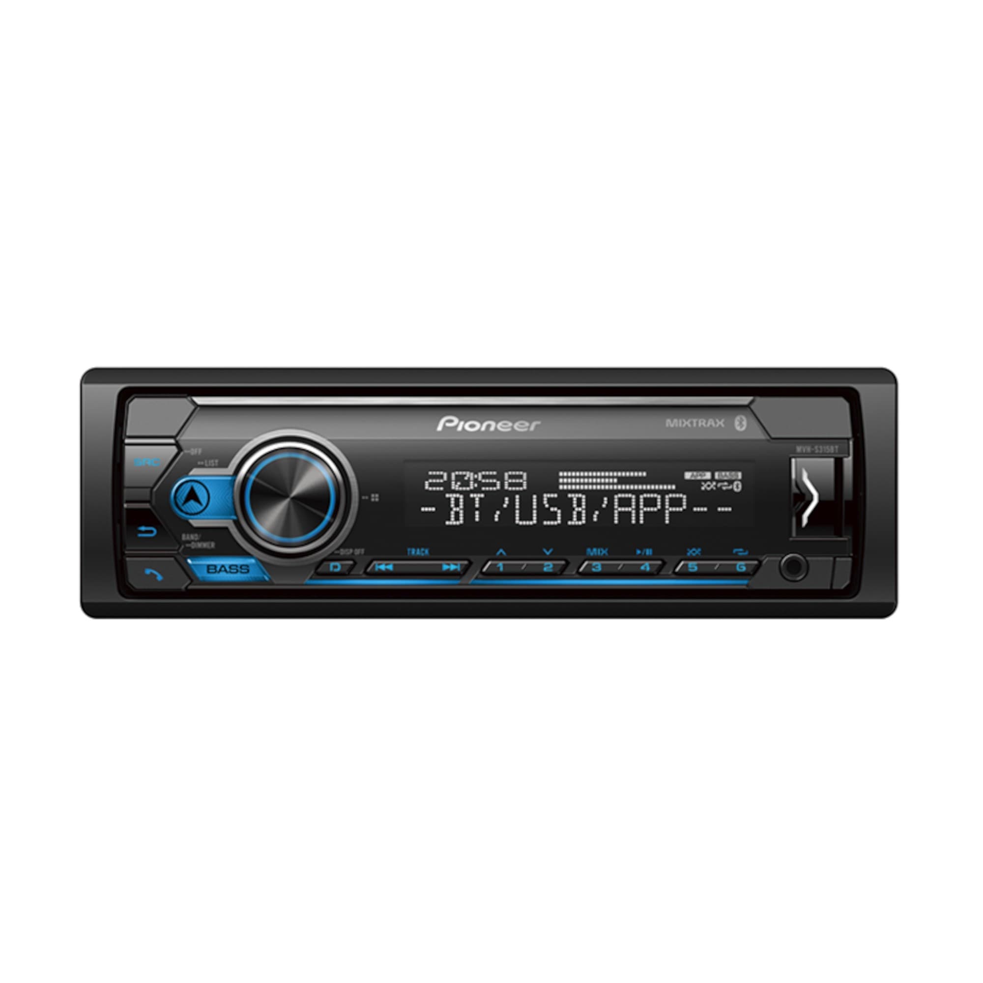 Radio Para Auto Pioneer Mvh-S325bt 200w Bt