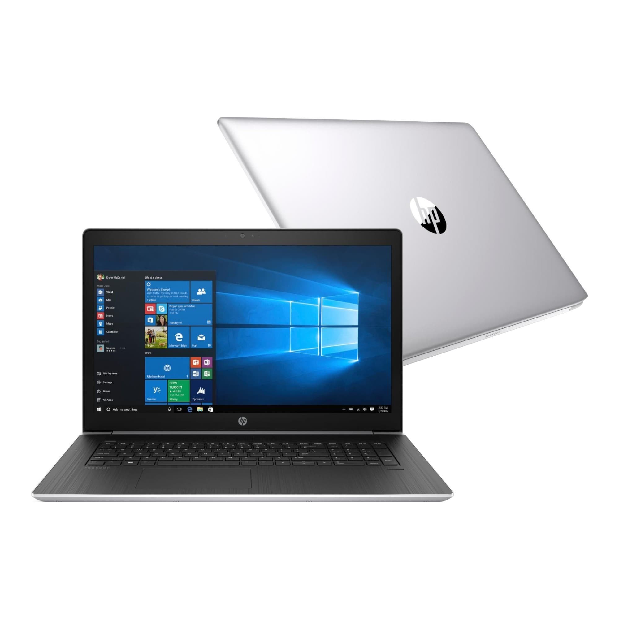Notebook Hp 17.3'' Core I5 8gb 256gb Win