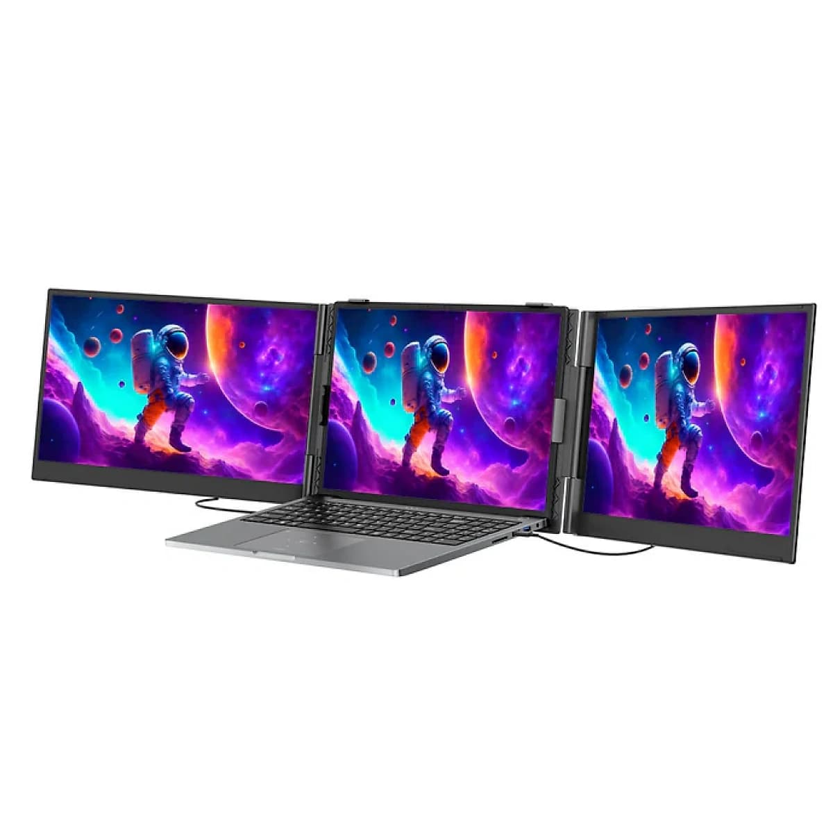 Monitor Portátil Doble Blackview Dcm8 15.3" Full Hd+ Ips Usb-C Para Notebook Y Laptop