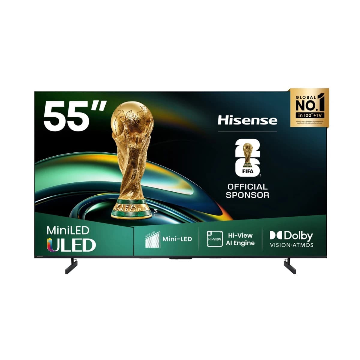 Smart Tv Hisense 55" Mini-Led Serie U6n 4k Ultra Uhd