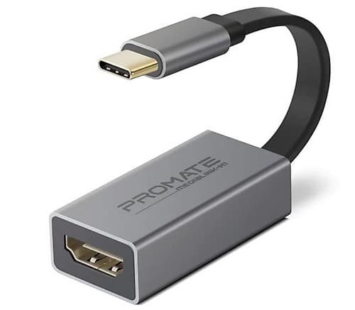 Promate Medialink-H1 Adaptador Usb-C A Hdmi 4k Gris