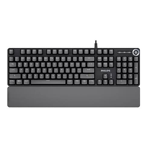 Teclado Gaming Usb Philips Retroiluminado Reposamuñecas
