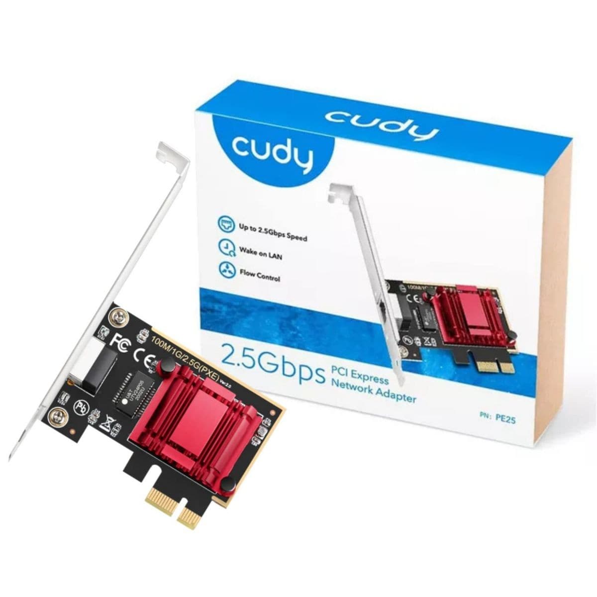 Adaptador Cudy Pci-E Rj45 De 2.5 Gbps