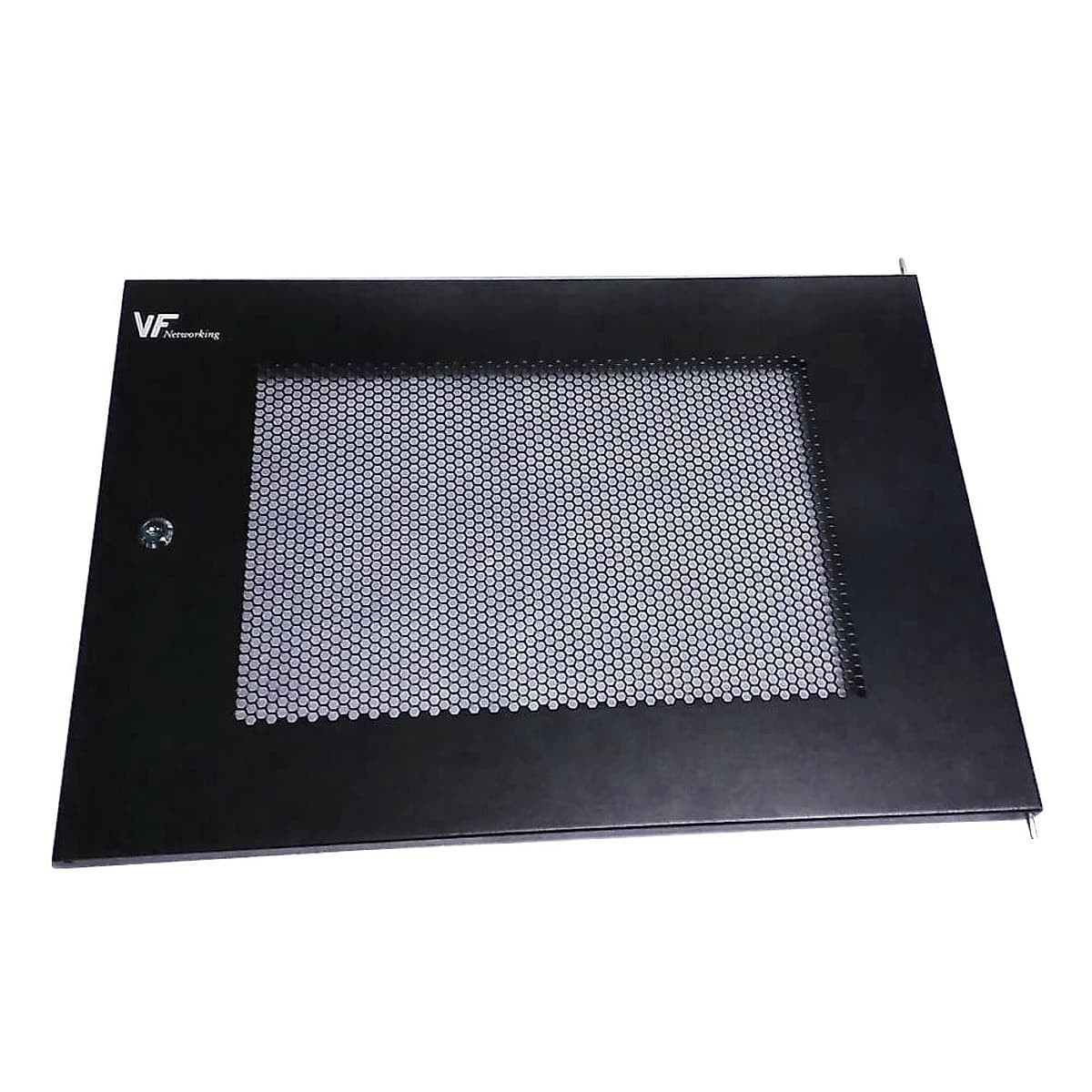 Vf-Puerta Hiperventilada Color Negro Para Rack De 6u.