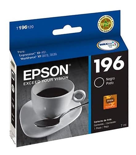 Epson T196120 Negro Xp-401/411 Wf-2512/2532 5ml (D)