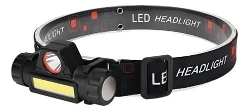 Linterna Led Recargable Para Bicicleta Y Cabeza Yt-872-1 Blanco