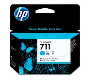 Hp Cz134a 711 3pack Cyan 29ml T120/T130/T520/T530 Uk