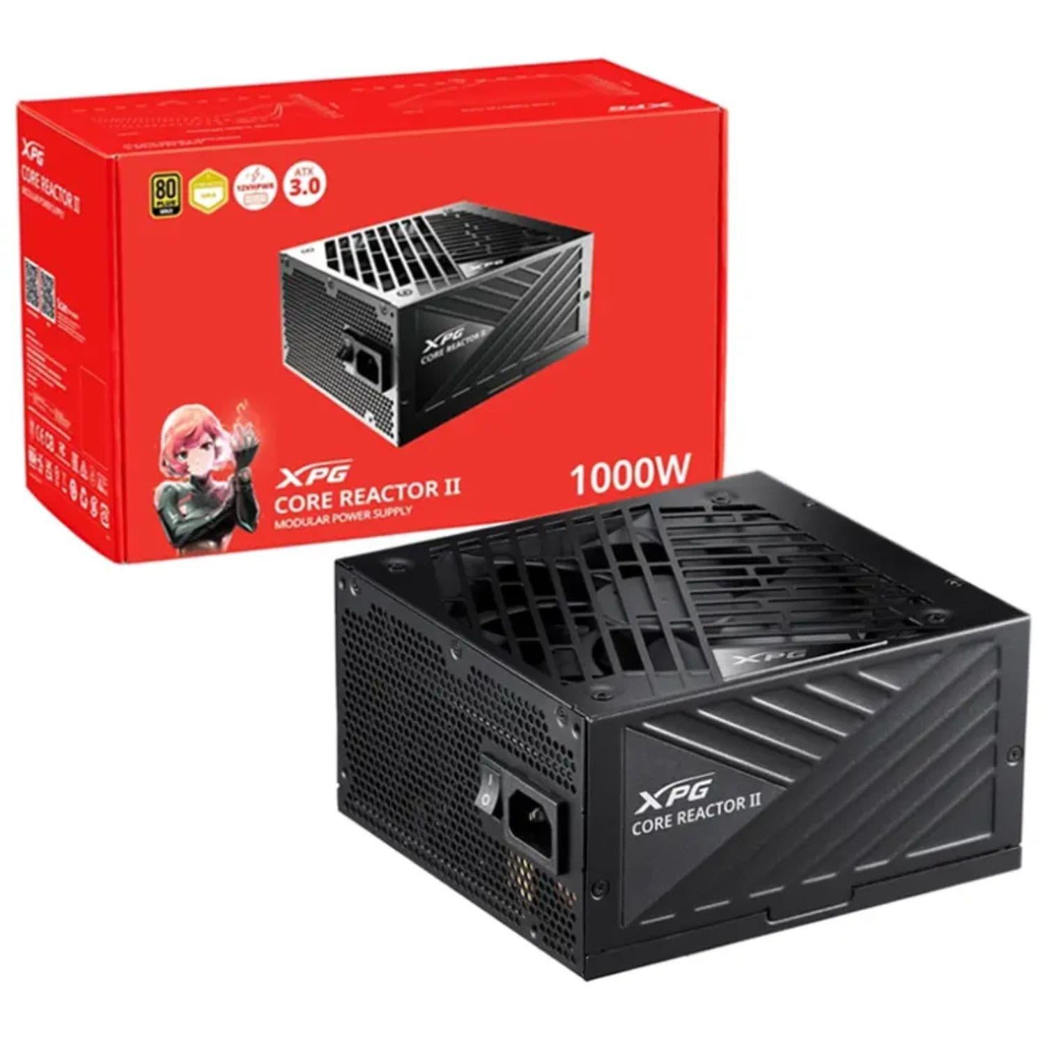 Fuente Xpg C-Reactor Ii 1000gd Fuente De Alimentación Atx De 1000w Con Certificación 80 Plus Gold Para Sistemas De Alto Rendimiento