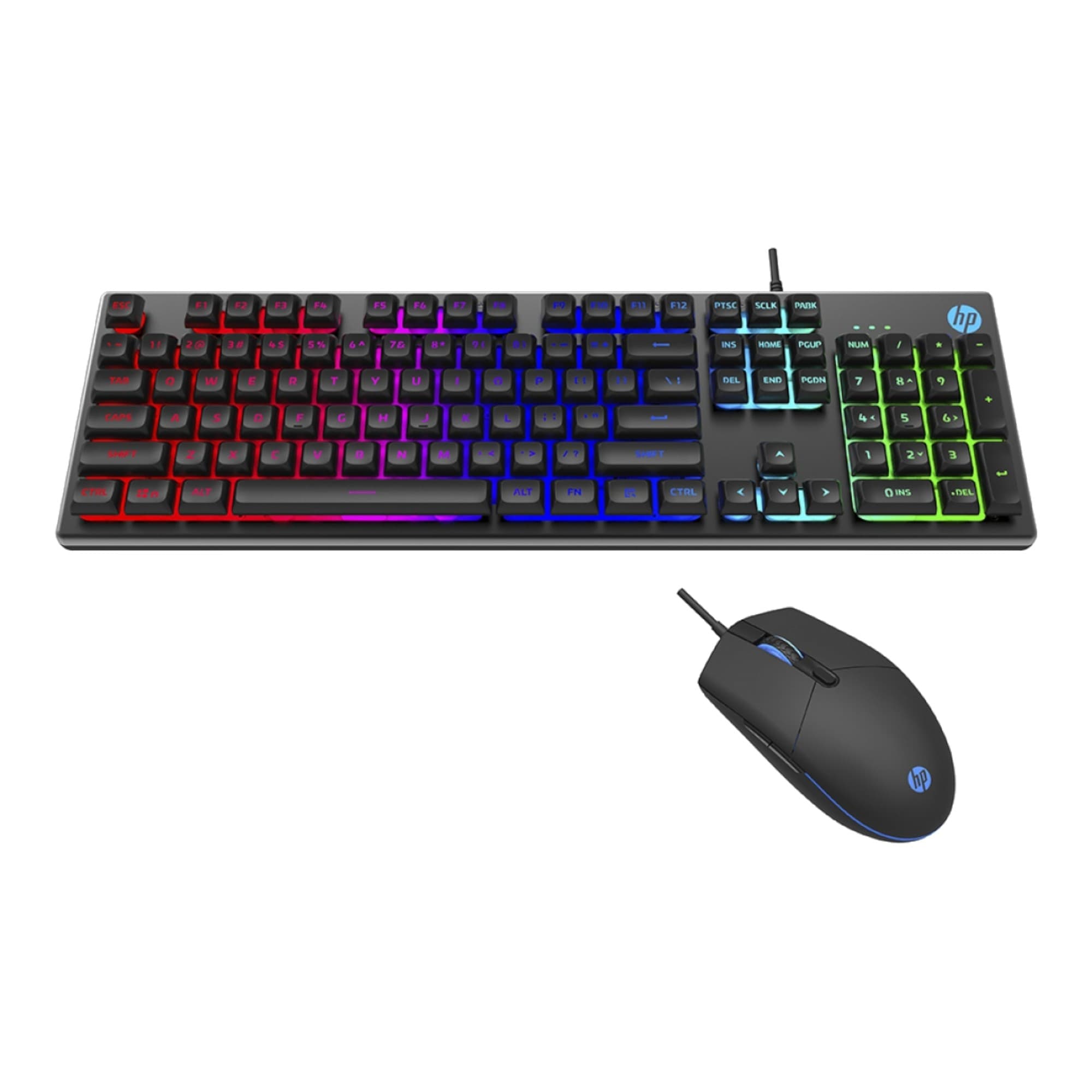 Combo Gaming Usb Mouse Y Teclado Hp Km300f