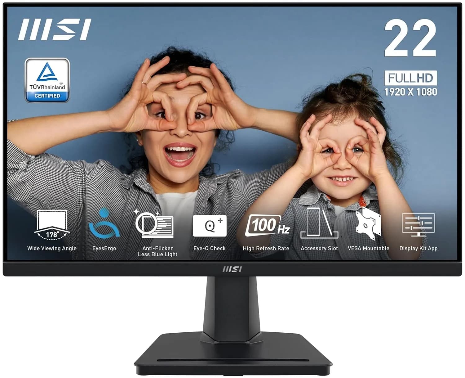 Msi Pro Mp225v Fhd 100hz (3en Linea)