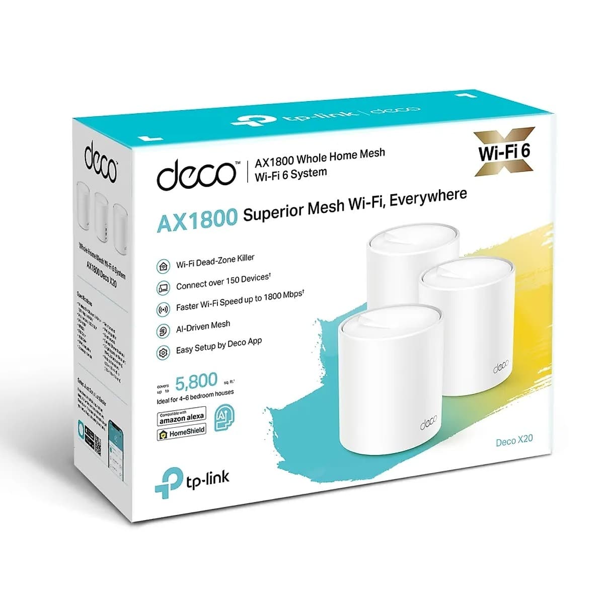 Deco Tp-Link X20 Mesh Ax1800 3pk