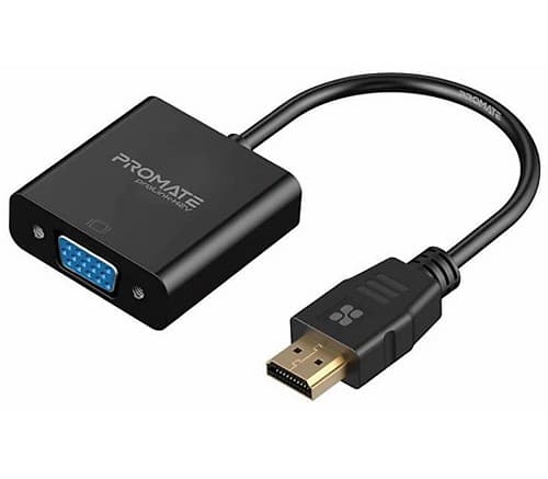 Promate Prolink-H2v.Black Adaptador De Hdmi A Vga 1080p