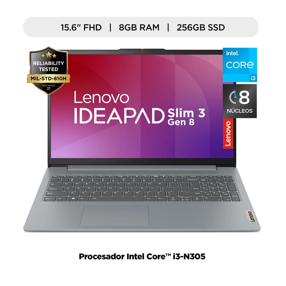 Lenovo Ideapad Slim 3 15ian8 Intel® Core™ I3-N305 /8gb/256gb