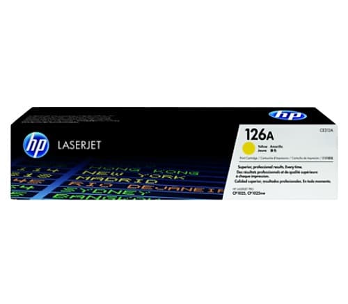 Hp Toner Ce312a Amarillo 126a Cp1000/1025nw/M175 1.000 Cps