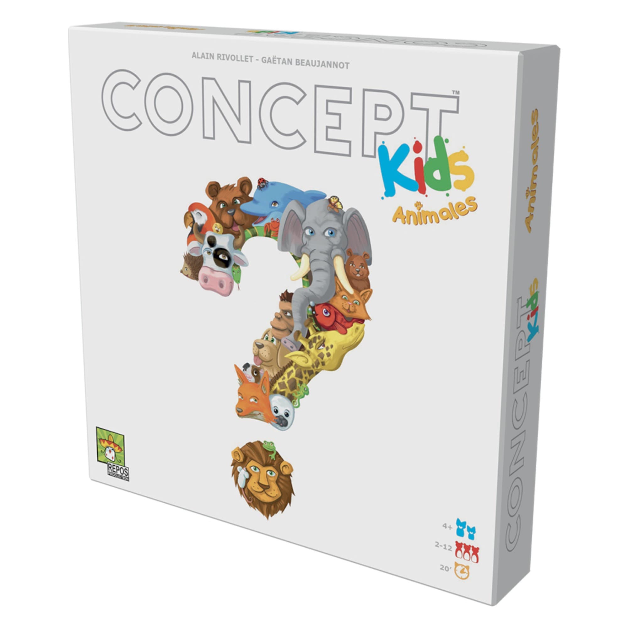 Juego De Mesa Asmodee Concept Kids Animales +4