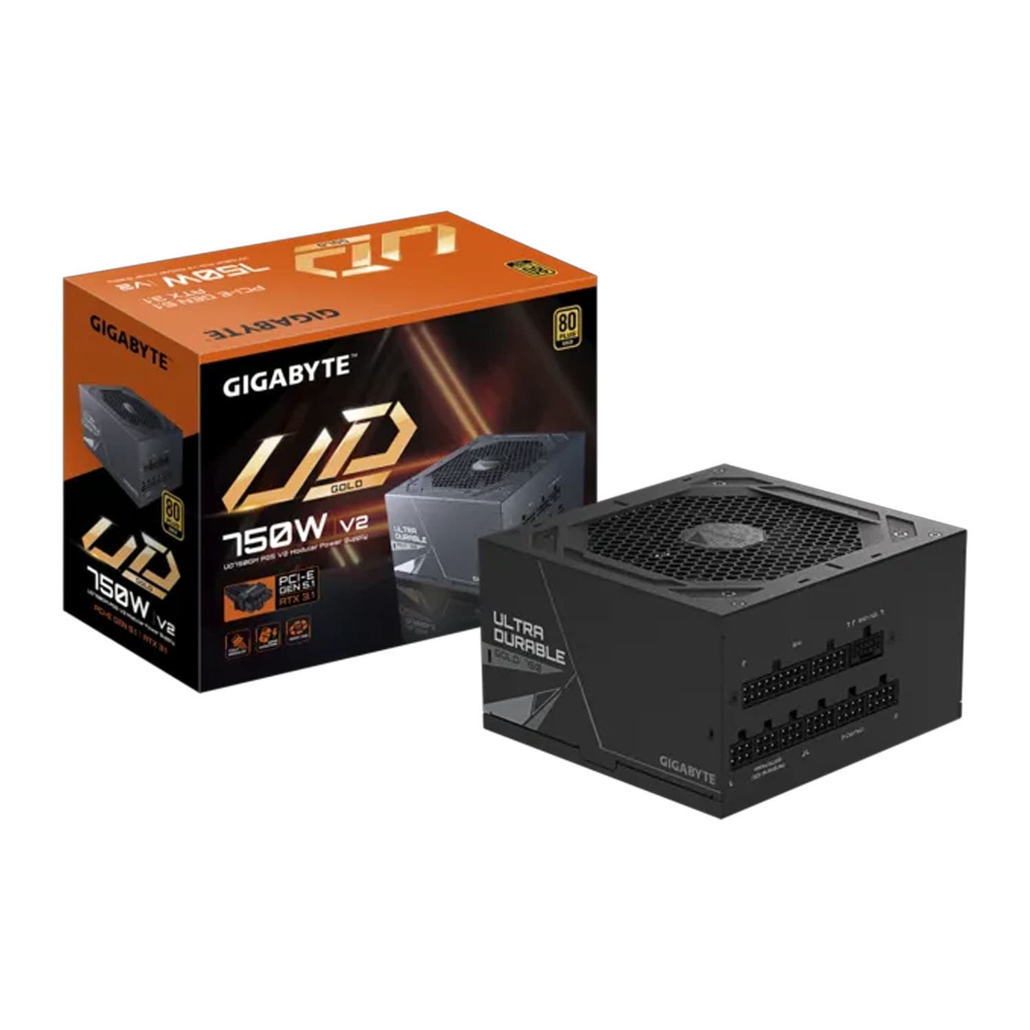 Fuente Gigabyte 750gm Pg5 V2 80 Plus