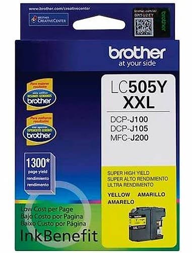 Cartucho De Tinta Brother Yellow Lc205y Para Inkjet Mfc4620