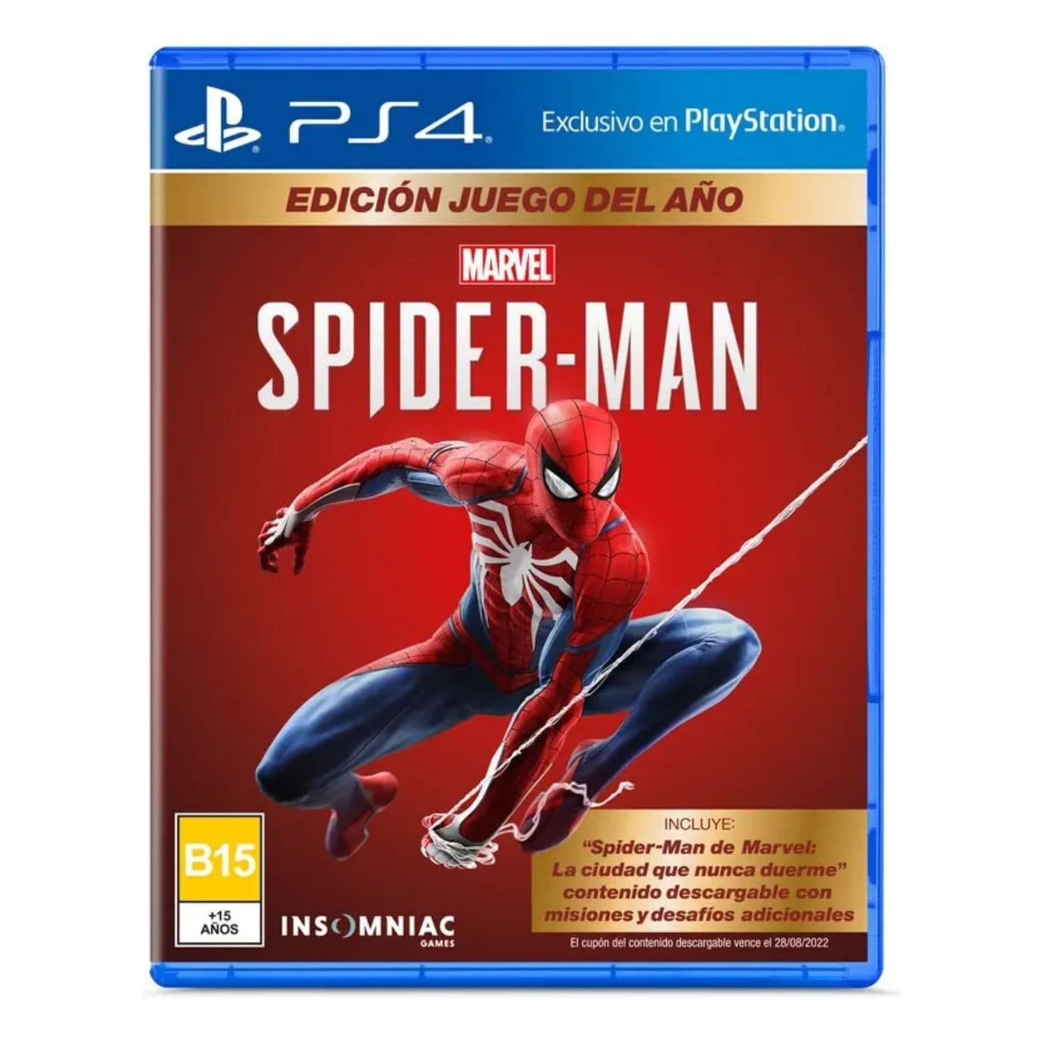 Juego Sony Marvel’S Spider-Man Game Of The Year Edition Para Playstation 4 Incluye Juego Completo Y Contenido Adicional Dlc