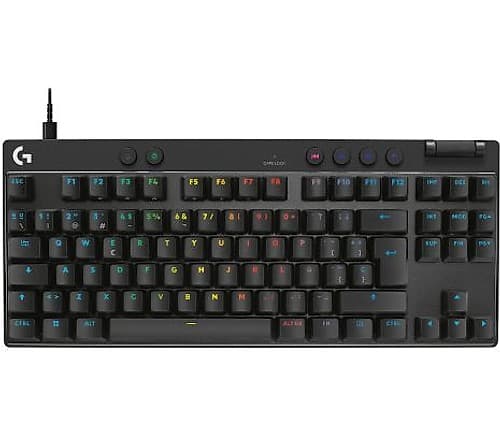 Logitech 920-013131 Teclado Pro X Rapid Gaming Tkl Rgb Usb Black
